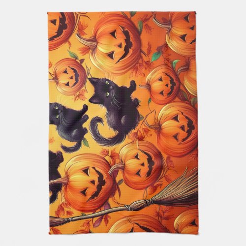 Halloween Harvest Towels