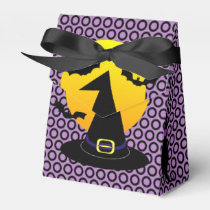 Halloween Hat In The Moonlight Favor Boxes