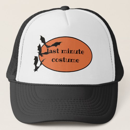 Halloween Hat_Last Minute Costume Trucker Hat