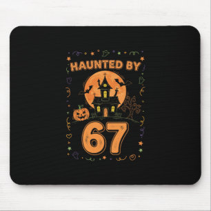 Halloween Haunted 67 Six Seven Meme 1 (12) Mouse Pad