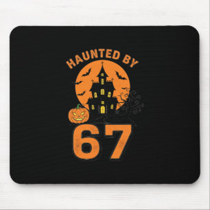 Halloween Haunted 67 Six Seven Meme 1 (1) Mouse Pad