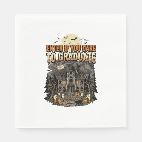 Halloween Haunted Academy Night Napkins