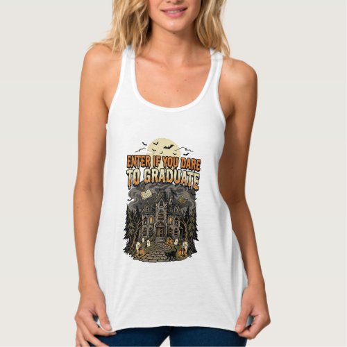 Halloween Haunted Academy Night Tank Top