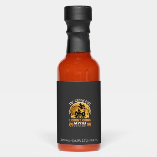 Halloween Haunted Banker Witch Hot Sauces