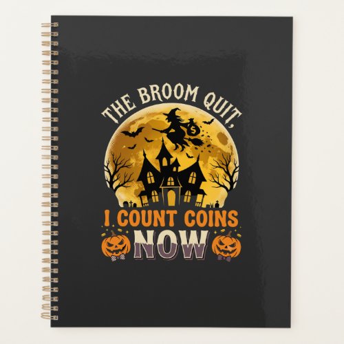 Halloween Haunted Banker Witch Planner