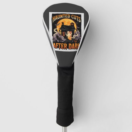 Halloween Haunted Barber Night Golf Head Cover