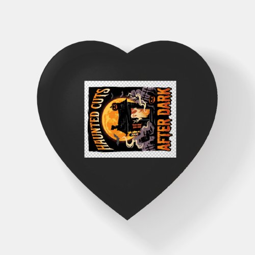 Halloween Haunted Barber Night Paperweight