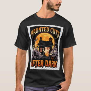 Halloween Haunted Barber Night T-Shirt