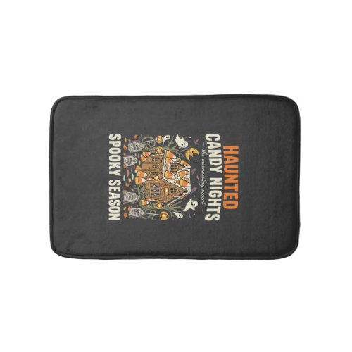 Halloween Haunted Candy Night (2) Bath Mat