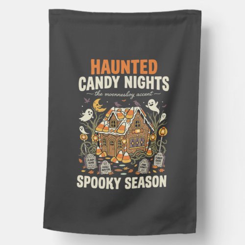 Halloween Haunted Candy Night (2) House Flag