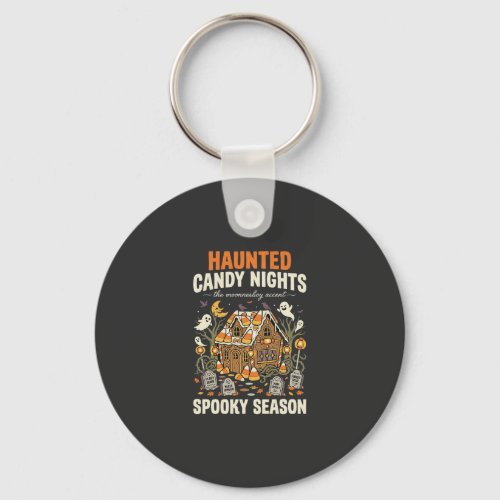 Halloween Haunted Candy Night (2) Keychain
