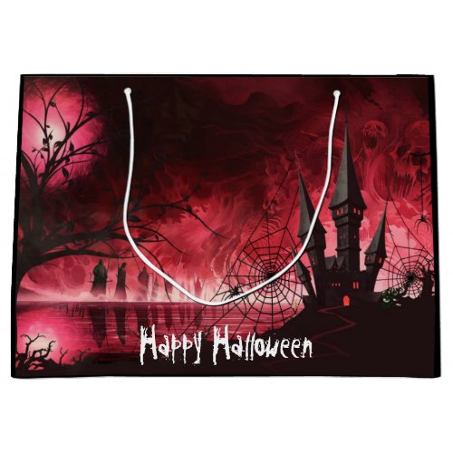 Halloween Haunted Castle Large Gift Bag