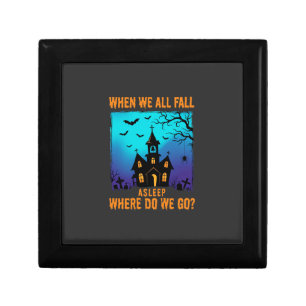Halloween Haunted Church Where Do We Go Gift Box