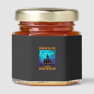 Halloween Haunted Church Where Do We Go Honey Jar Favors