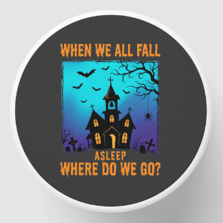 Halloween Haunted Church Where Do We Go Mini Candle Favors