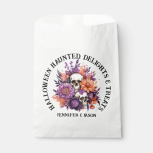 Halloween Haunted Delights & Treats Favor Bag