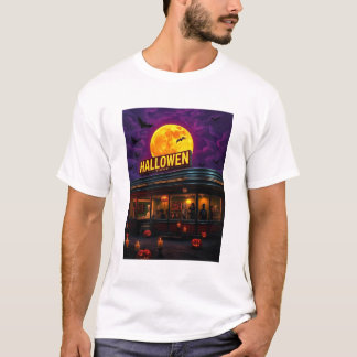 **Halloween Haunted Diner** T-Shirt