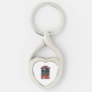 Halloween Haunted Graveyard Costume Night Keychain