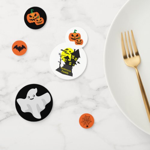 Halloween Haunted House Confetti