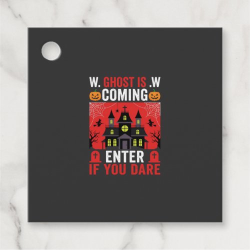 Halloween Haunted House Enter If You Dare Favor Tags
