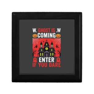 Halloween Haunted House Enter If You Dare Gift Box