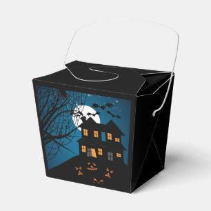 Halloween Haunted House Favor Boxes