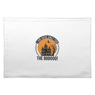 Halloween Haunted House Funny Boo Vintage_1 Cloth Placemat