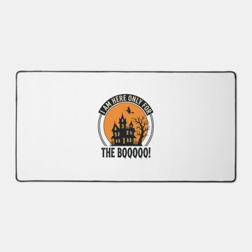 Halloween Haunted House Funny Boo Vintage_1 Desk Mat