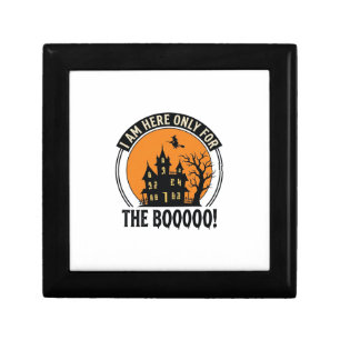 Halloween Haunted House Funny Boo Vintage_1 Gift Box
