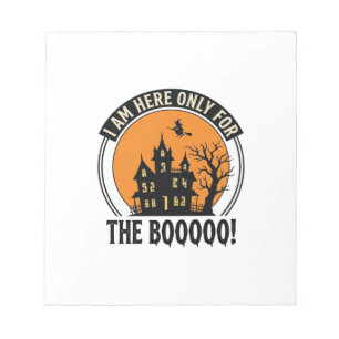 Halloween Haunted House Funny Boo Vintage_1 Notepad