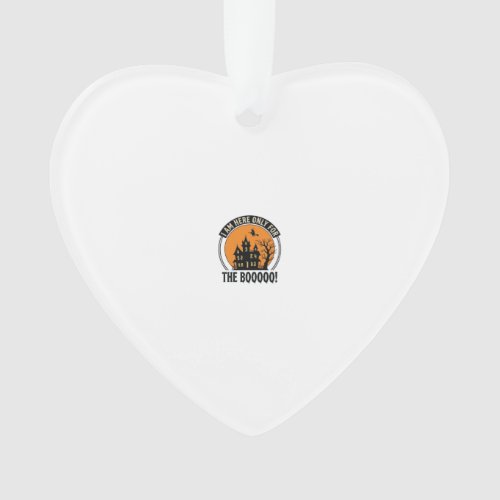 Halloween Haunted House Funny Boo Vintage_1 Ornament