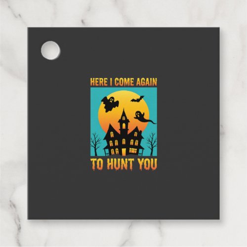 Halloween Haunted House Hanging With My Witches Favor Tags