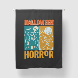 Halloween Haunted House Moon Skeleton Design_1 Blackout Curtains