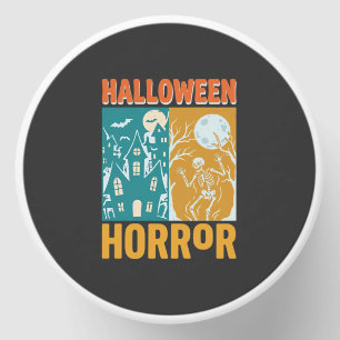 Halloween Haunted House Moon Skeleton Design_1 Mini Candle Favors
