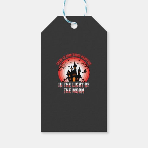 Halloween Haunted House Moonlight Witch Gift Tags