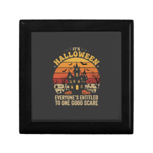 Halloween Haunted House One Good Scare Design_1 Gift Box