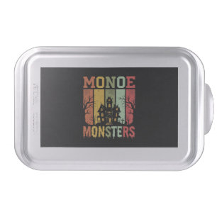 Halloween Haunted House Retro Monsters Cake Pan