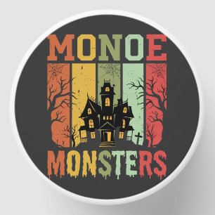 Halloween Haunted House Retro Monsters Mini Candle Favors