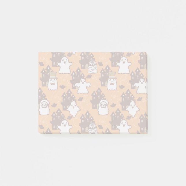 Halloween Haunted Houses Post-it Notes (Front)