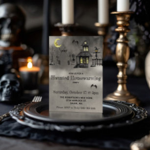 Halloween, Haunted Housewarming Party  Invitation