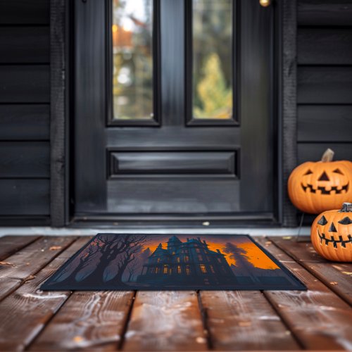 Halloween Haunted Mansion House Doormat