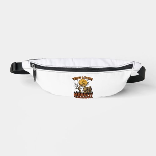 Halloween Haunted Moon Vintage Tree Night Shirt_1 Fanny Pack