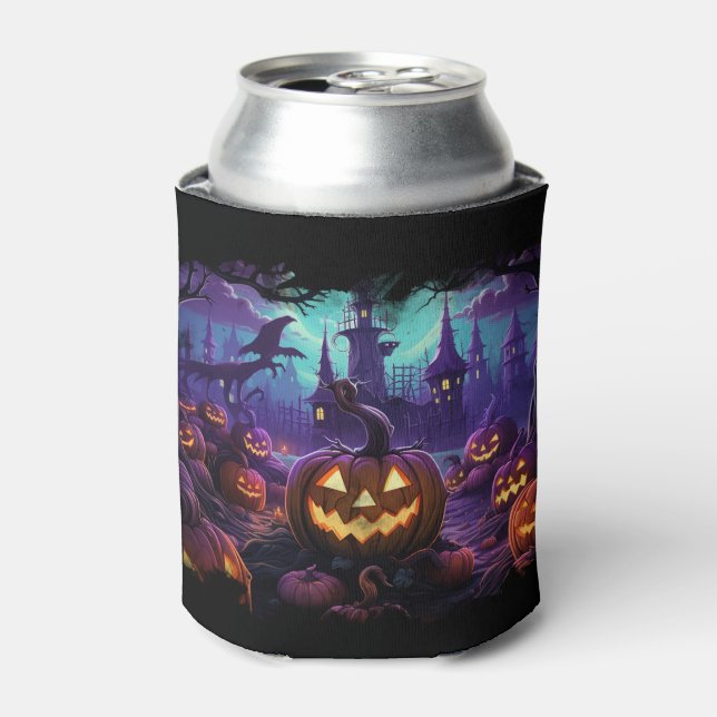 Halloween - Haunted Pumpkins Can Cooler (Can Front)