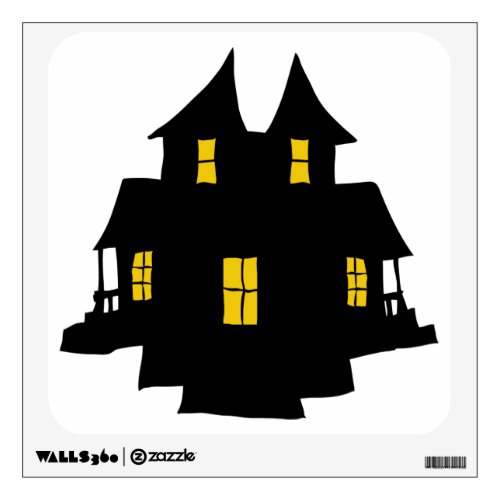 Halloween Haunted Spooky House Wall Decal