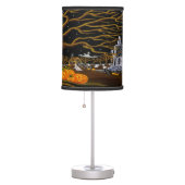Halloween haunted village table lamp (Right)