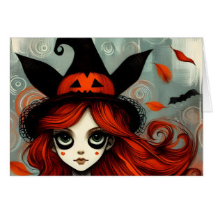 Halloween Haunted Witch Cards