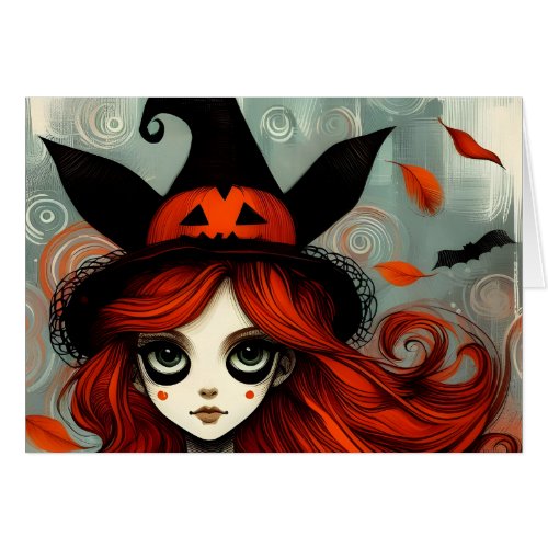Halloween Haunted Witch Cards
