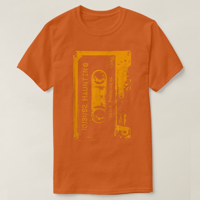 Halloween Haunting Cassette Retro 90s  T-Shirt (Design Front)