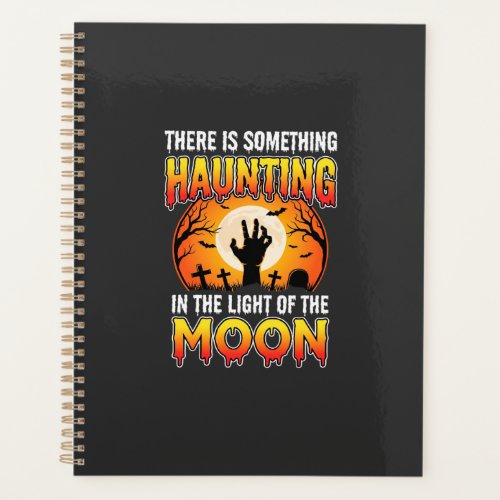 Halloween Haunting Moon Graveyard Horror Planner