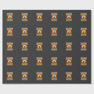 Halloween Haunting Moon Graveyard Horror Wrapping Paper